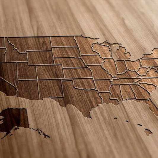 usa map on wood usa map on wood
