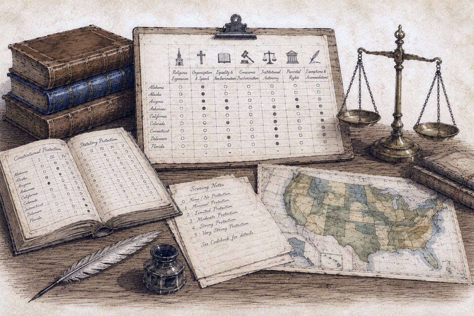 Religious Code Like Postal Code Codes & Scoring | Religious Liberty in the States