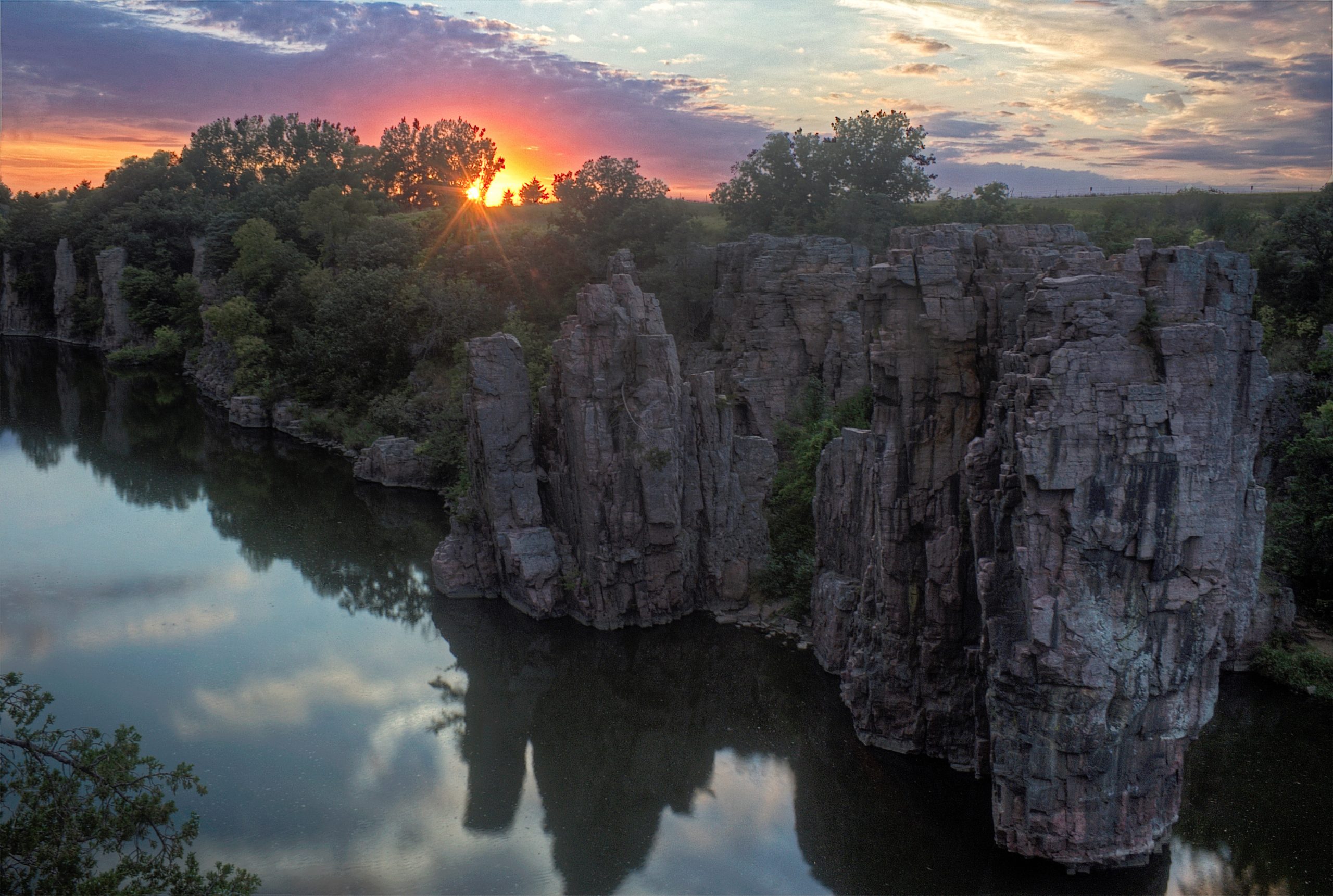 Palisades State Park is in South Dakota by Garretson Palisades State Park